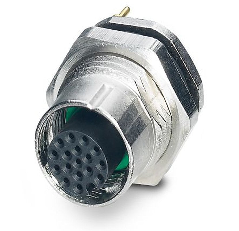 Phoenix Contact Circular Connector, 17 Contacts, Rear, M12 Connector, Socket, Female, IP67