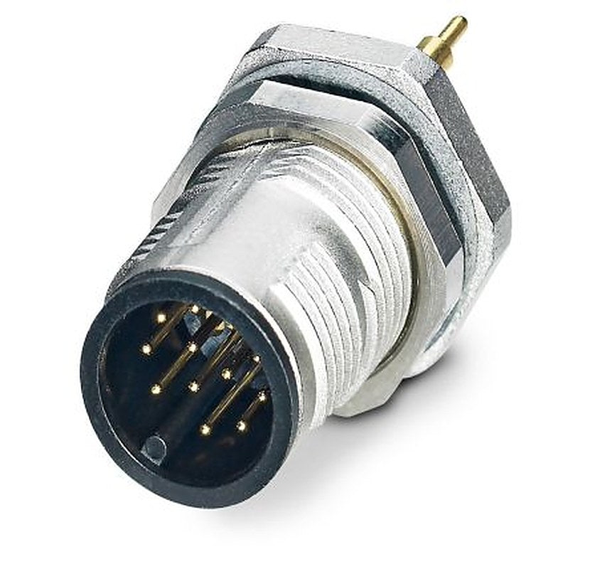 Phoenix Contact Circular Connector, 12 Contacts, Rear, M12 Connector, Plug, Male, IP67