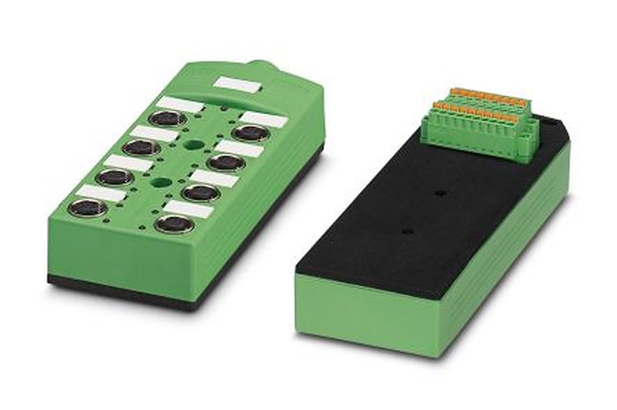 Phoenix Contact SACB Series Sensor Box, 8 Port, M12