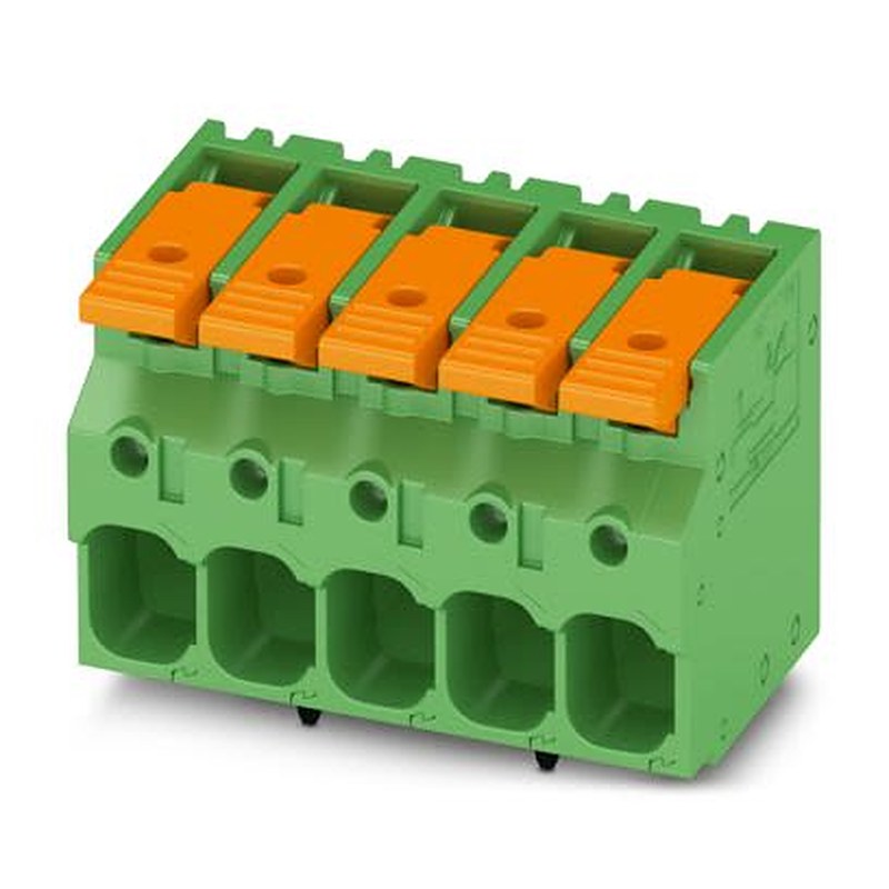 Phoenix Contact LPT Series PCB Terminal Block, 12-Contact, 7.5 mm Pitch, Wave Soldering Mount, 1 Row
