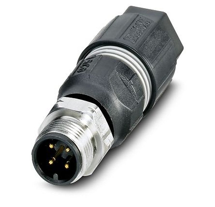 Phoenix Contact Circular Connector, 4 Contacts, M12 Connector, Plug, Male, IP65, IP67