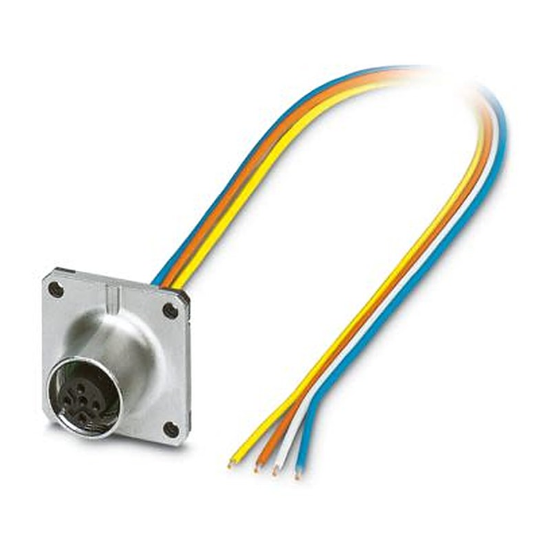 Phoenix Contact Circular Connector, 4 Contacts, Plug-in, M12 Connector, Socket, Female, IP65, IP67, SACC Series