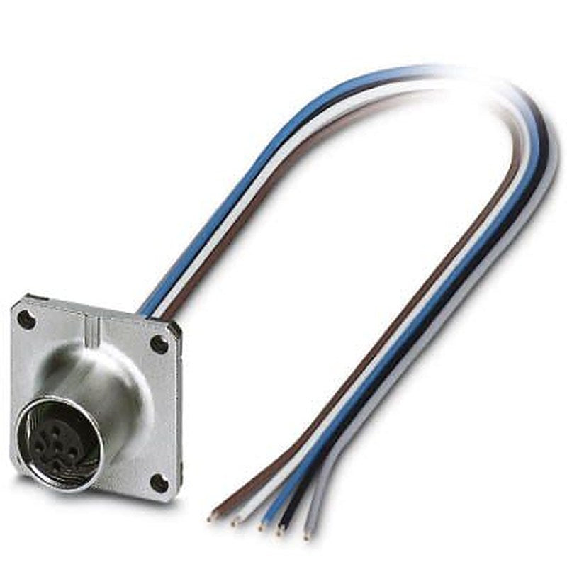 Phoenix Contact Female 5 way Socket M12 to 5 way M12 Sensor Actuator Cable, 500 mm