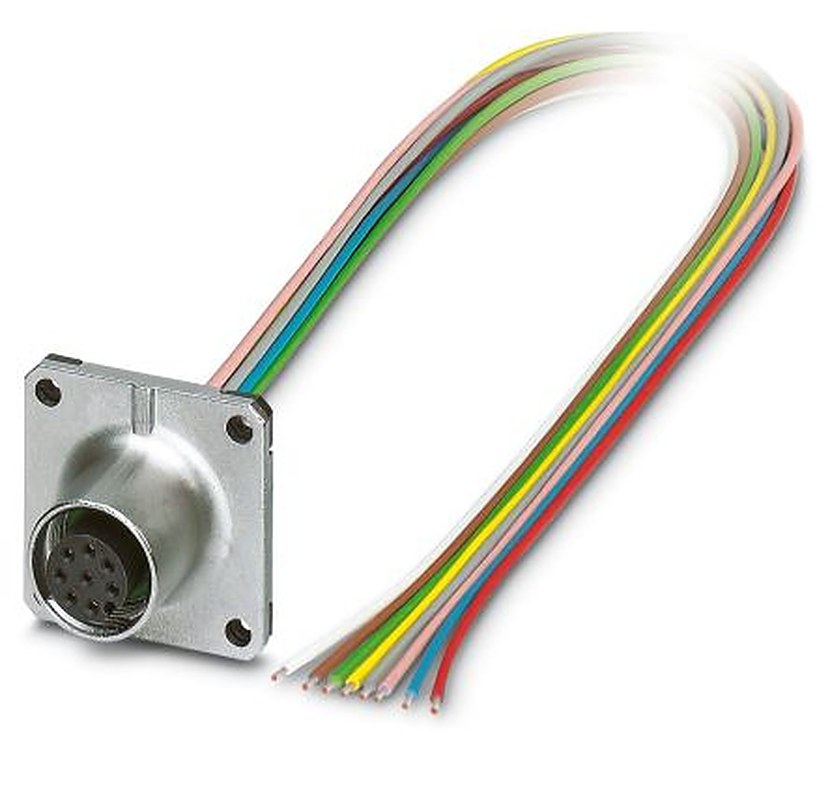 Phoenix Contact Circular Connector, 8 Contacts, Front, M12 Connector, Socket, IP67, SACC Series