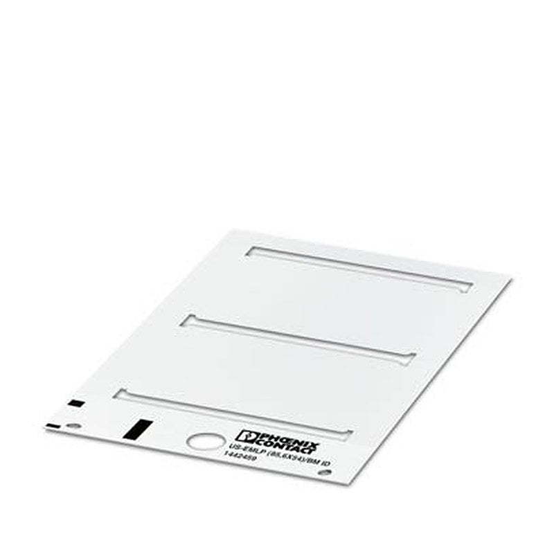 Phoenix Contact Label, 0.55 mm Length, 53.7 mm Height 1442459 White