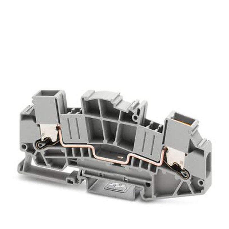 Phoenix Contact 1446172 XTVMED 6 Series Feed Through Terminal Block Grey, 6mm², 1-Level, Push-in
