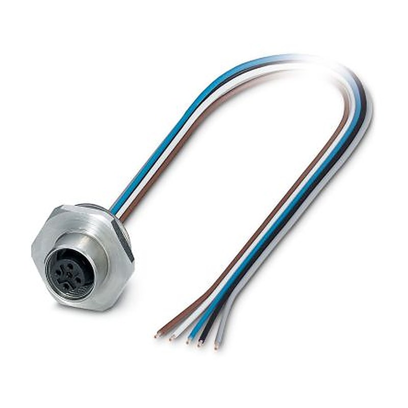 Phoenix Contact Female 5 way M12 to 5 way Free Cable End Sensor Actuator Cable, 500 mm