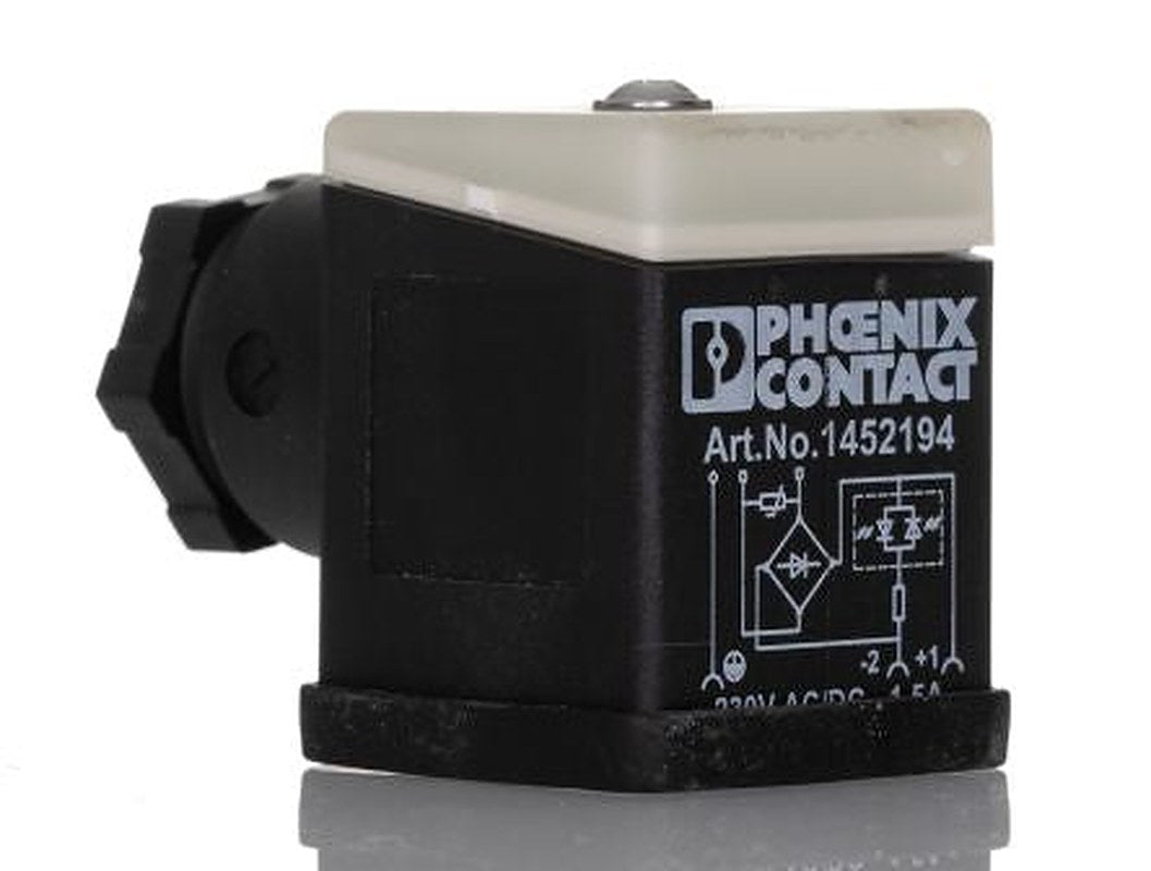 Phoenix Contact SACC Series DIN 43650 Solenoid Connector, 1452194