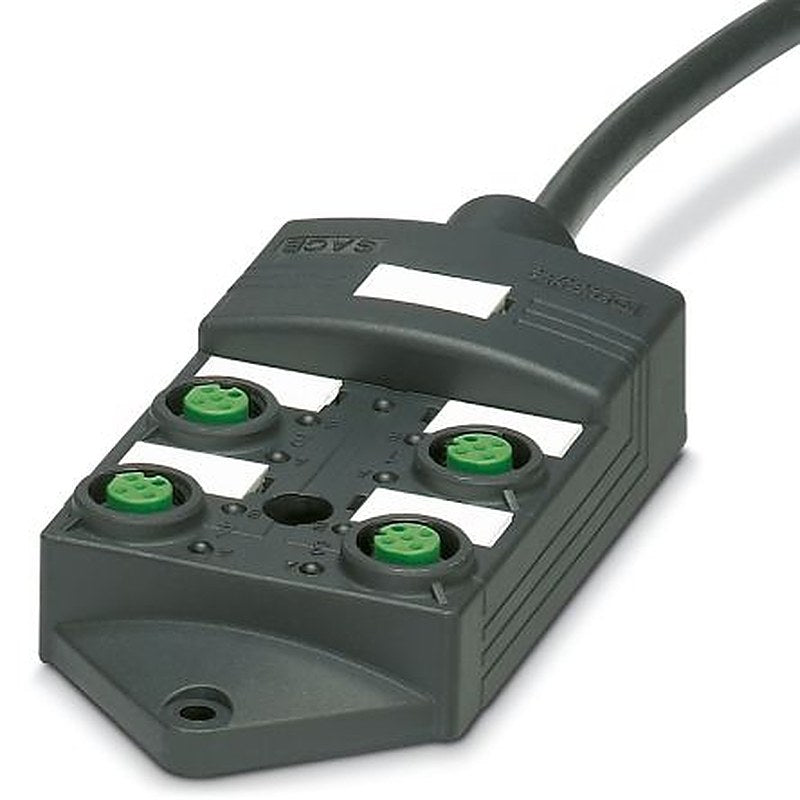 Phoenix Contact SACB Series Sensor Box, 4 Port, M12 Connector, 10 m