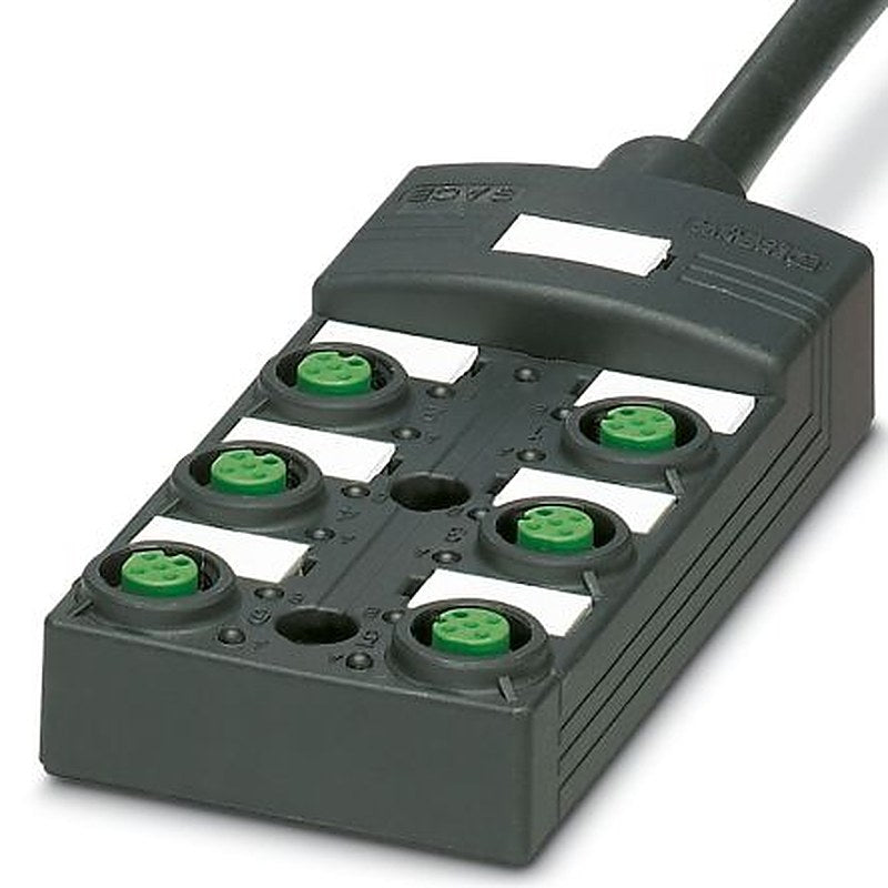 Phoenix Contact SACB Series Sensor Box, 6 Port, 5 m