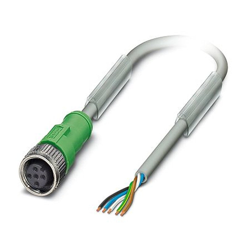 Phoenix Contact Female 5 way M12 to 5 way Unterminated Sensor Actuator Cable, 1.5 m