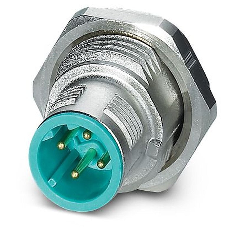 Phoenix Contact Circular Connector, 4 Contacts, Rear, M12 Connector, Plug, Male, IP67, SACC Series