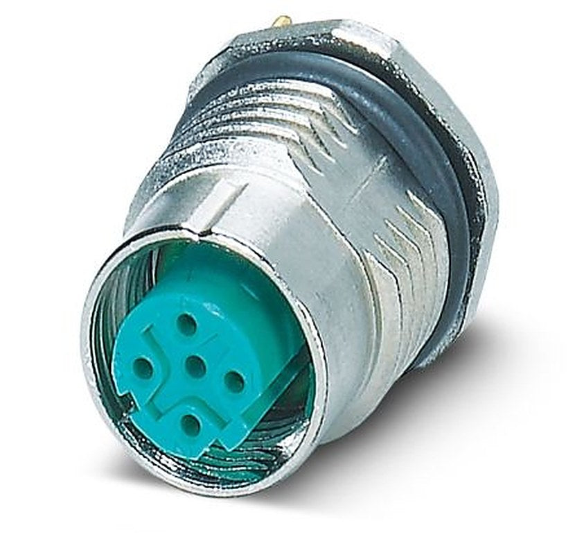 Phoenix Contact Circular Connector, 4 Contacts, Rear, M12 Connector, Socket, Female, IP67, SACC Series
