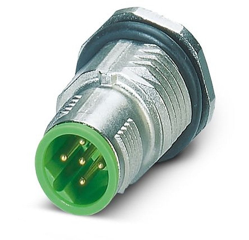 Phoenix Contact Circular Connector, 5 Contacts, Rear, M12 Connector, Plug, Male, IP67, SACC Series