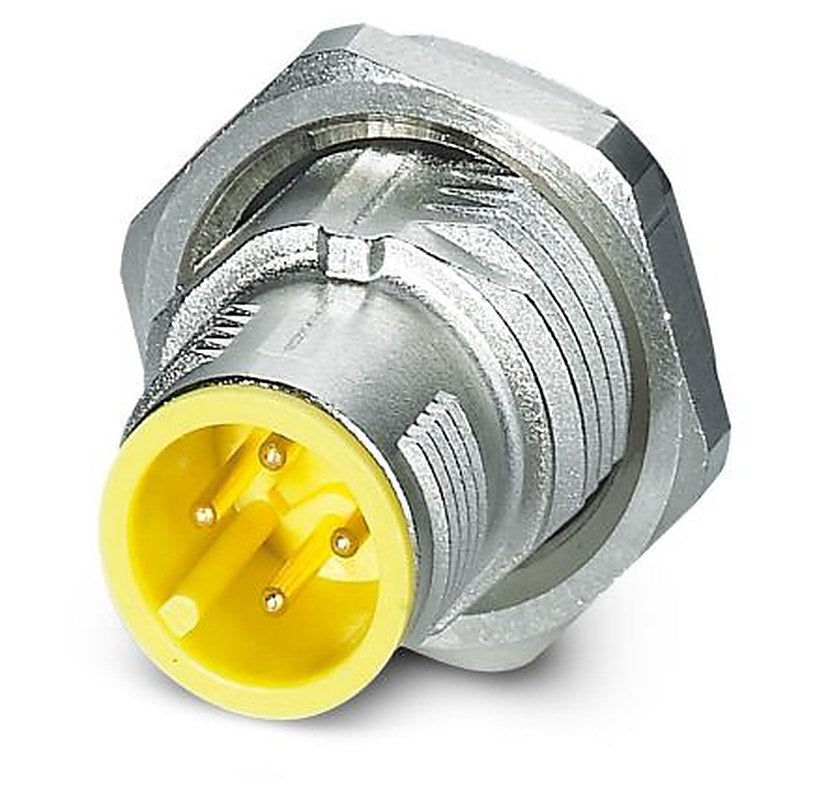 Phoenix Contact Circular Connector, 4 Contacts, Rear, M12 Connector, Plug, Male, IP65, IP67