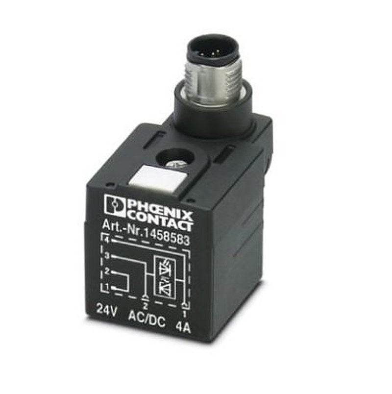 Phoenix Contact SAC-4P-MS/A-1L-Z D SCO 1458583 Series Solenoid Valve Connector, 1458583