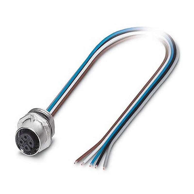 Phoenix Contact Circular Connector, 5 Contacts, Front, Front, M12 Connector, Socket, Female, IP65, IP67, SACC Series