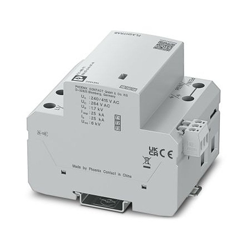 Phoenix Contact 3 Phase Surge Arrester, 25 kA, 264 V ac, DIN Rail