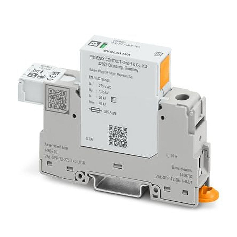 Phoenix Contact, VAL-SPP Surge Arrester 275V ac Maximum Voltage Rating Type 2 Arrester