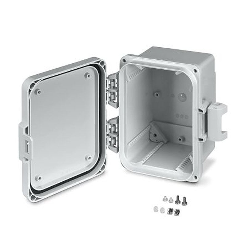 Phoenix Contact OCS Series Light Grey Polycarbonate Junction Box, IP69, 223 mm, 204mm 134 mm