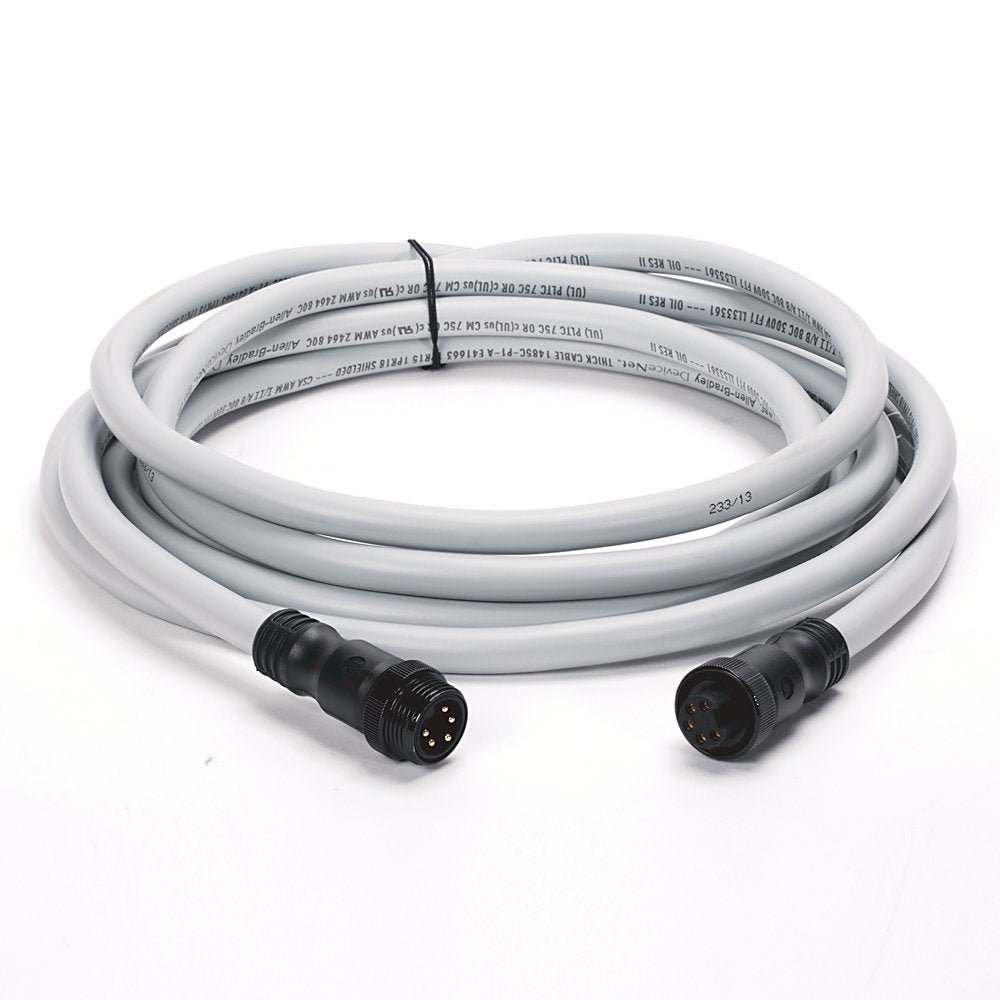 DeviceNet , Trunk End: Mini, Straight Female, Device End: Cable, Thick Media, Grey PVC,