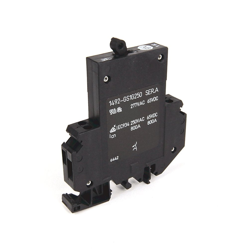 1492-GS High Density Supplemental Circuit Breaker (Toggle Type), 1-pole, 25.0 A