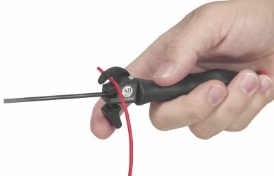Wire cutting tool designed to attach directly to the shaft of the Cat. No. 1492-N90 screwdriver