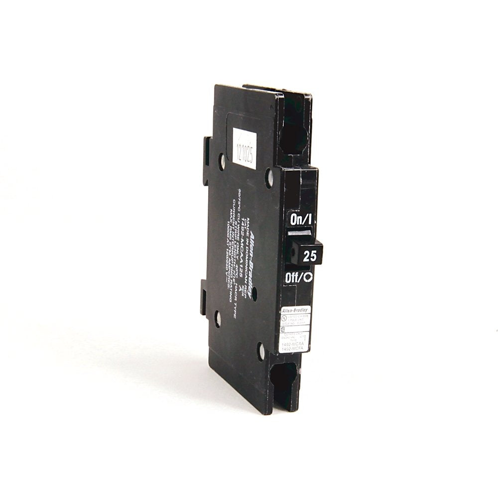 1492-MC Thermal-magnetic Miniature Circuit Breakers, 1492 Miniature Circuit Breaker, 120/240 V AC, Circuit Breaker - ½" wide per pole, DIN rail mounting, 10 kA, 1 Pole, 50 Amps, Standard Terminal, None