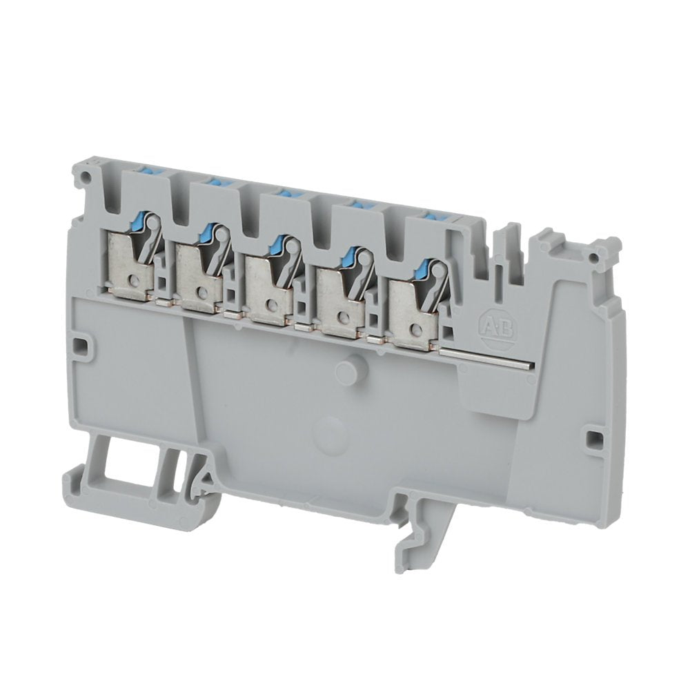 1492-P Push-in Terminal Blocks , 2.5 mm² (AWG 28 - AWG 12),20 A , Control Power Distribution Block , End Block ,5 Points White