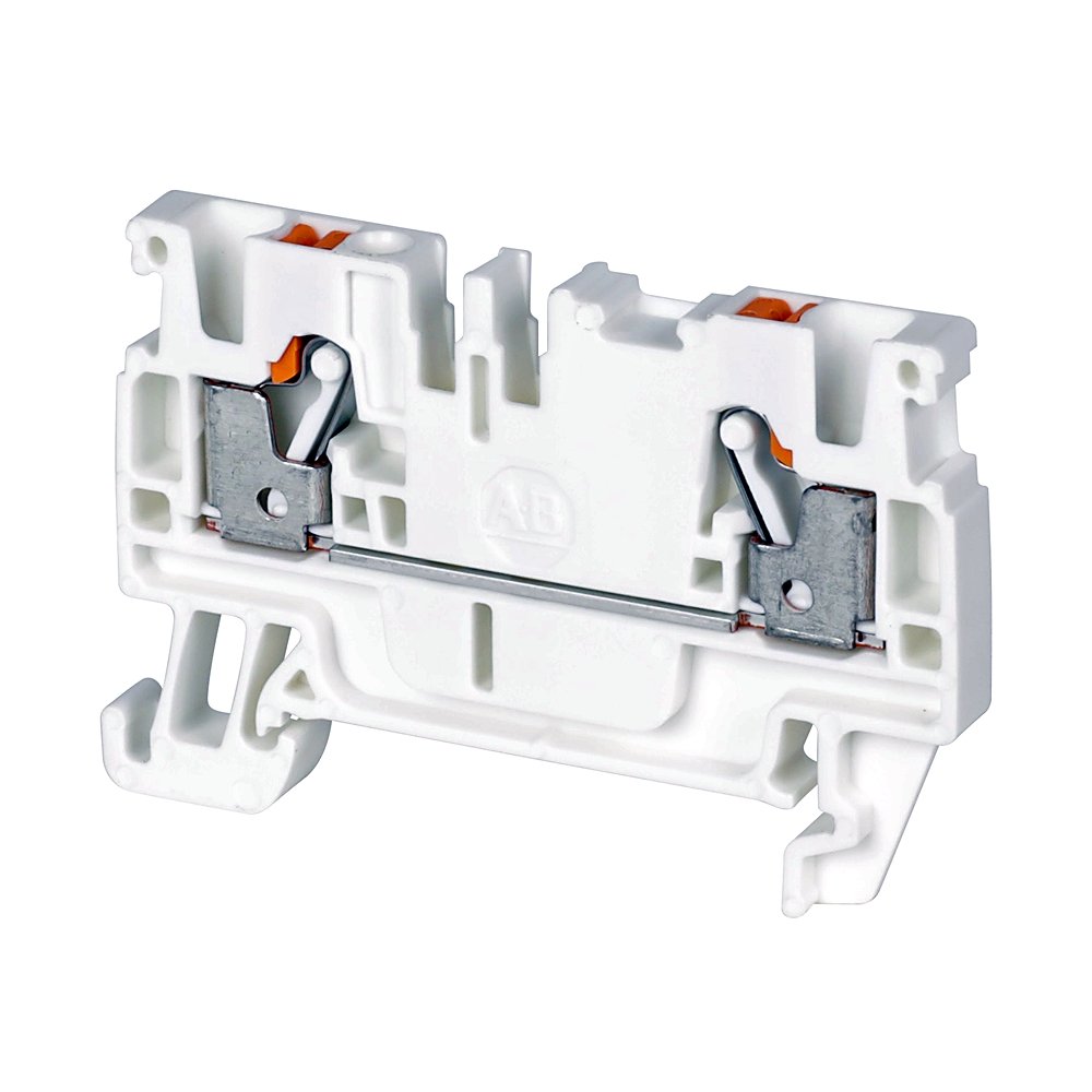 1492-P Push-in Terminal Blocks , 2.5 mm² (AWG 28 - AWG 12),20 A , Feed-Through , Single Level ,1 Point On Each Side Per Circuit