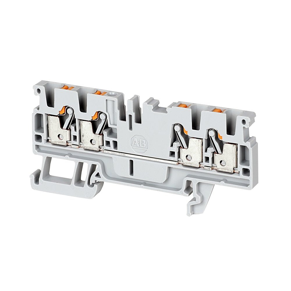 1492-P Push-in Terminal Blocks , 2.5 mm² (AWG 28 - AWG 12),20 A , Feed-Through , Single Level ,2 Points On One Side, 2 Points On Other Side