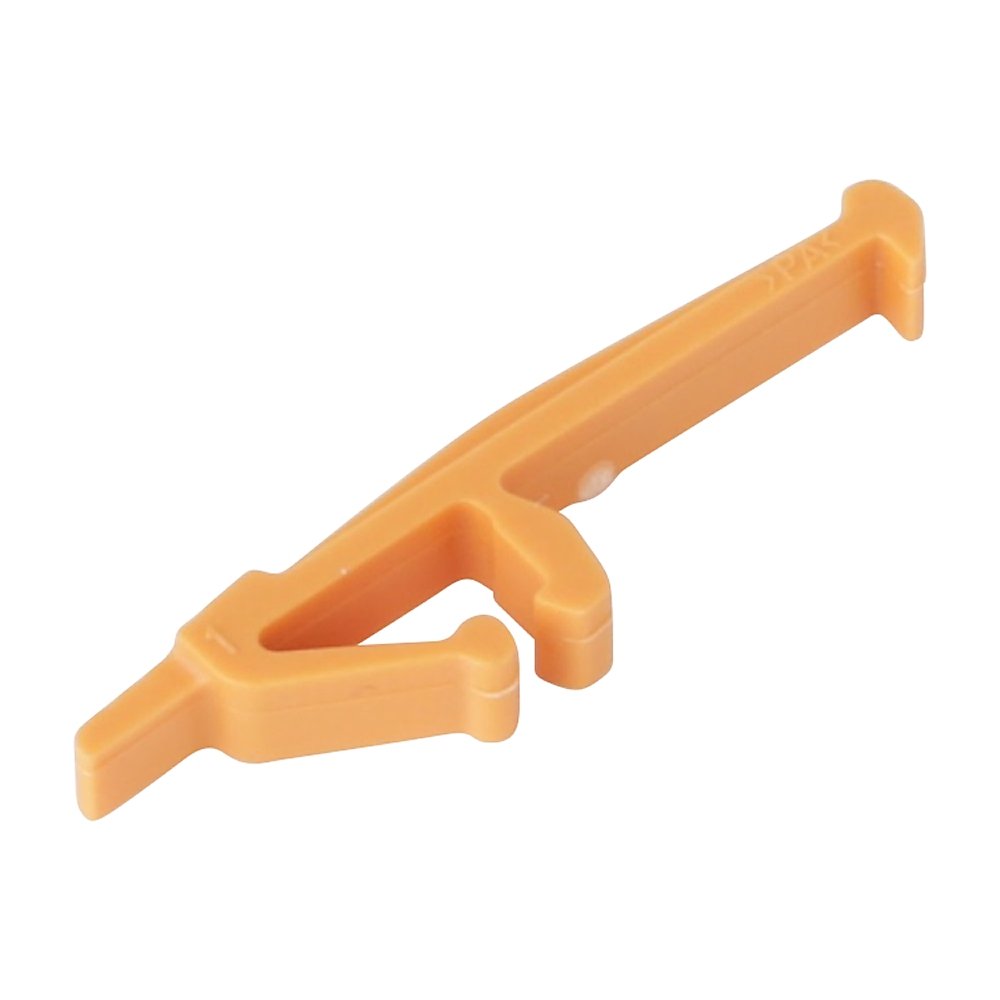 Terminal Block Accessory, Push-in connection, IEC, Flexible Plug-in Accessory, 2.5mm, Locking Element, Orange, Package Qty 25