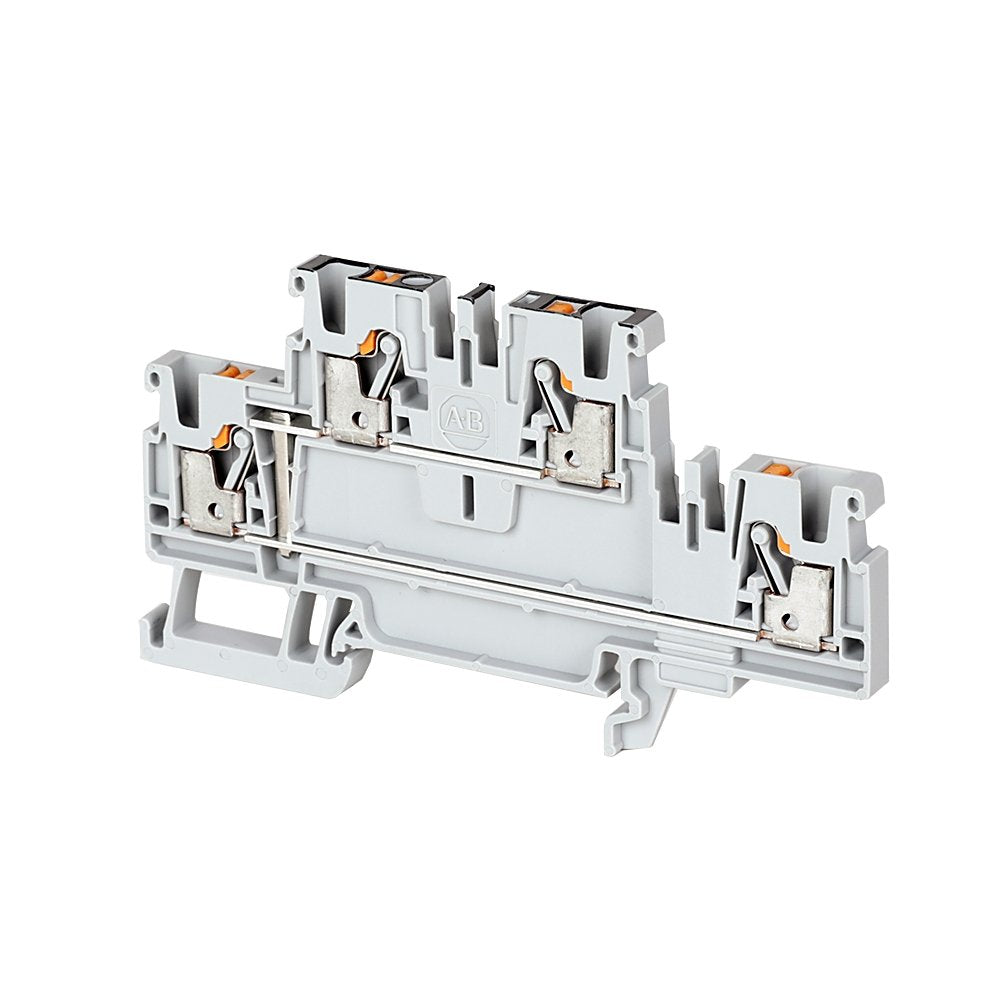 1492-P Push-in Terminal Blocks , 2.5 mm² (AWG 28 - AWG 12),20 A , Feed-Through , Multi-Level ,2 Points On One Side, 2 Points On Other Side