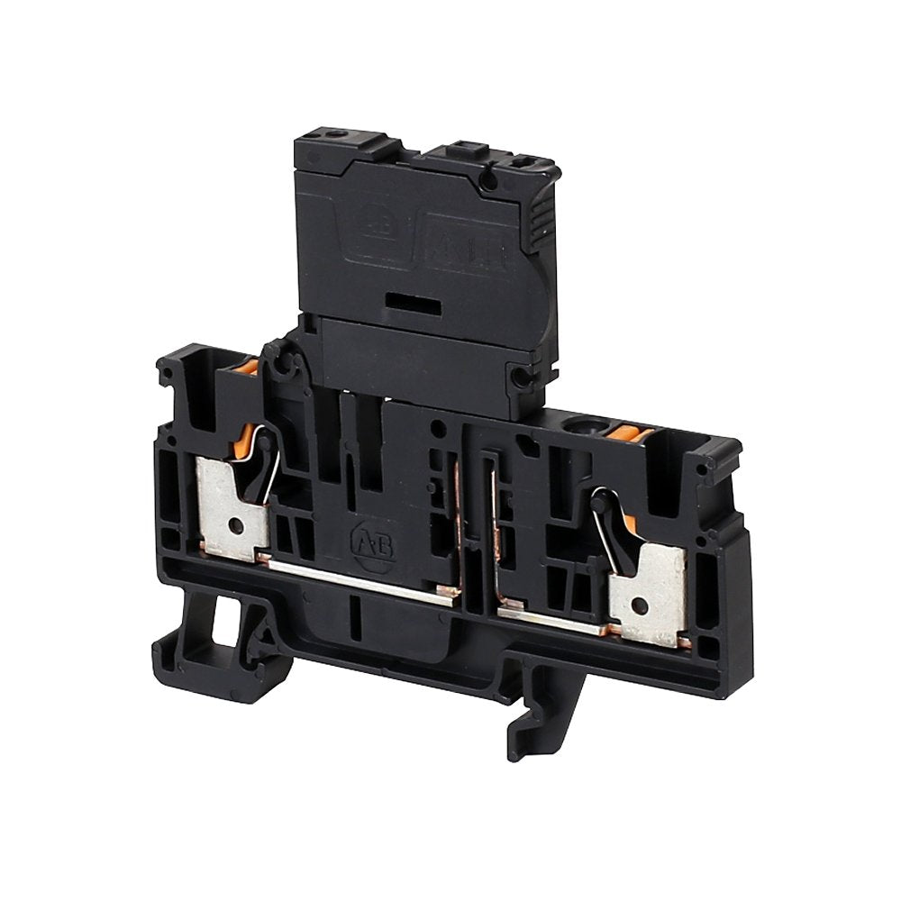 1492-P Push-in Terminal Blocks , 4 mm² (AWG 26 - AWG 10),10 A , Fuse block with LED blown fuse indication (10...36V AC/DC) , Single Level ,1 Point On Each Side Per Circuit