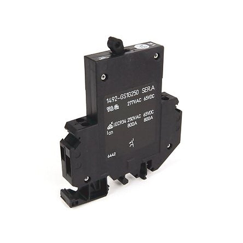 Allen Bradley 1492-GS 1492-GS Miniature Circuit Breaker, 1-Pole, 25A, Type G, 240V ac AC, 62.5 V dc DC, 15 kA Breaking