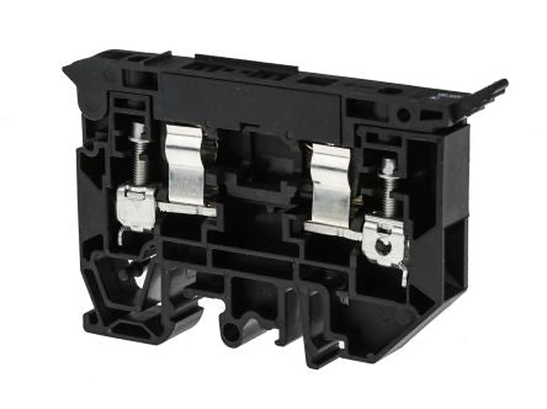 Allen Bradley 1492-H4 1492-H Series Fused DIN Rail Terminal Black, 0.05mm², 4 mm²