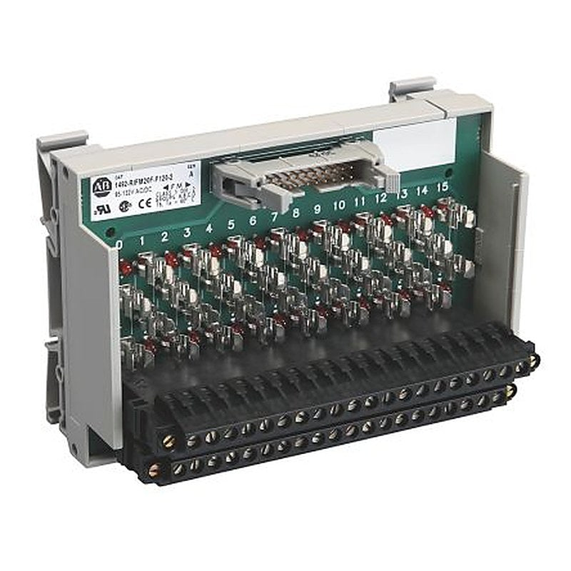 Allen Bradley 1492 Series 20-Contact Female Interface Module, Connecting Cable Connector, DIN Rail, 12A