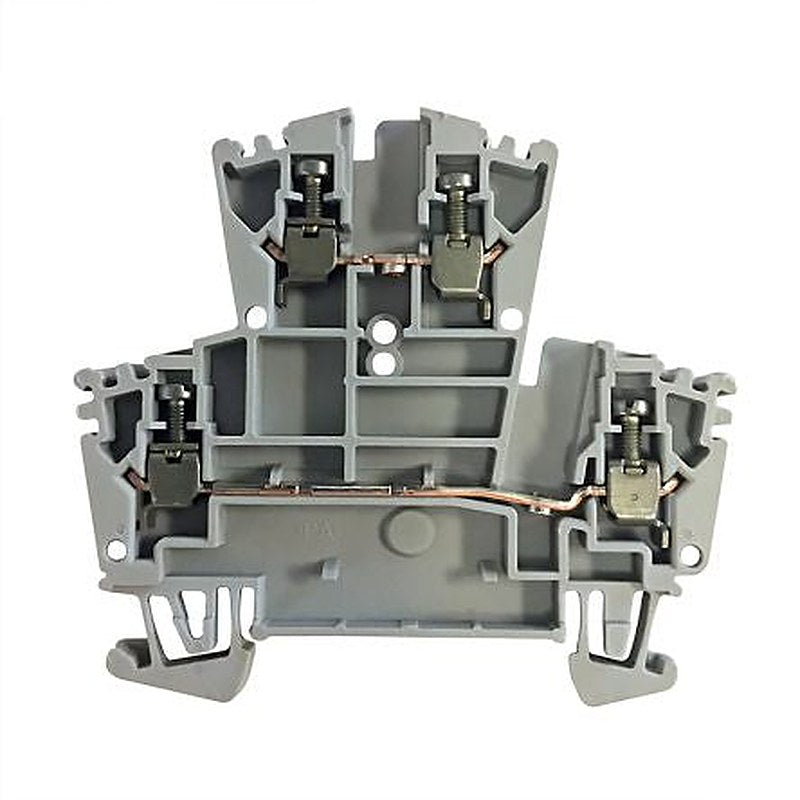 Allen Bradley 1492 Series Screw Terminal, 4-Way, 12AWG, 22 AWG Wire, 24A Screw Cage