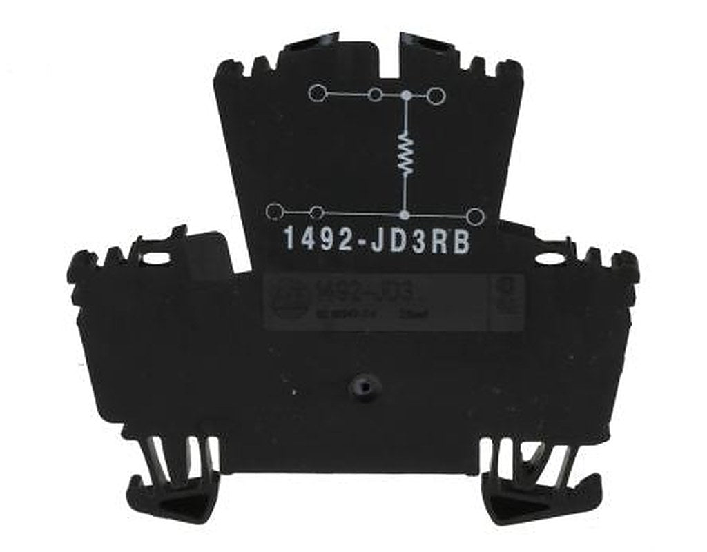 Allen Bradley 1492 Series Screw Terminal, 4-Way, 12AWG, 30 AWG Wire, 10A Screw Cage