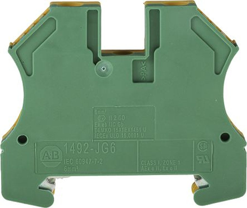 Allen Bradley 1492 Series Screw Terminal, 3-Way, 12AWG, 22 AWG Wire, 10A Screw Cage