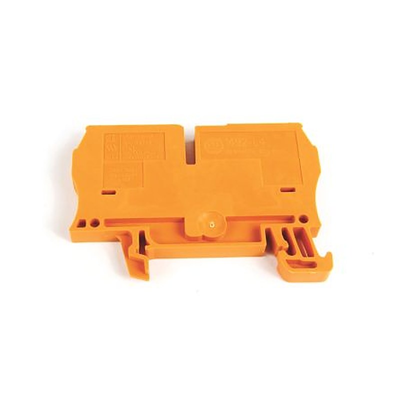 Allen Bradley 1492-L4-OR 1492 Series DIN Rail Terminal Block Orange, 4mm², Spring Clamp, IECEx/ATEX