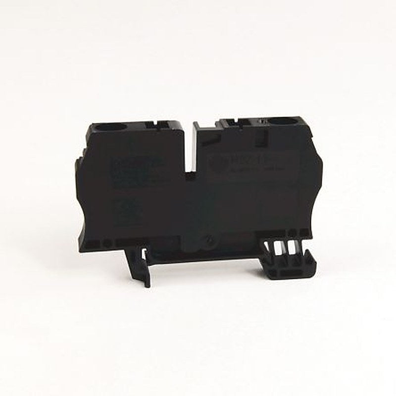 Allen Bradley 1492-L6-BL 1492 Series DIN Rail Terminal Block Black, 6mm², Spring Clamp, IECEx/ATEX