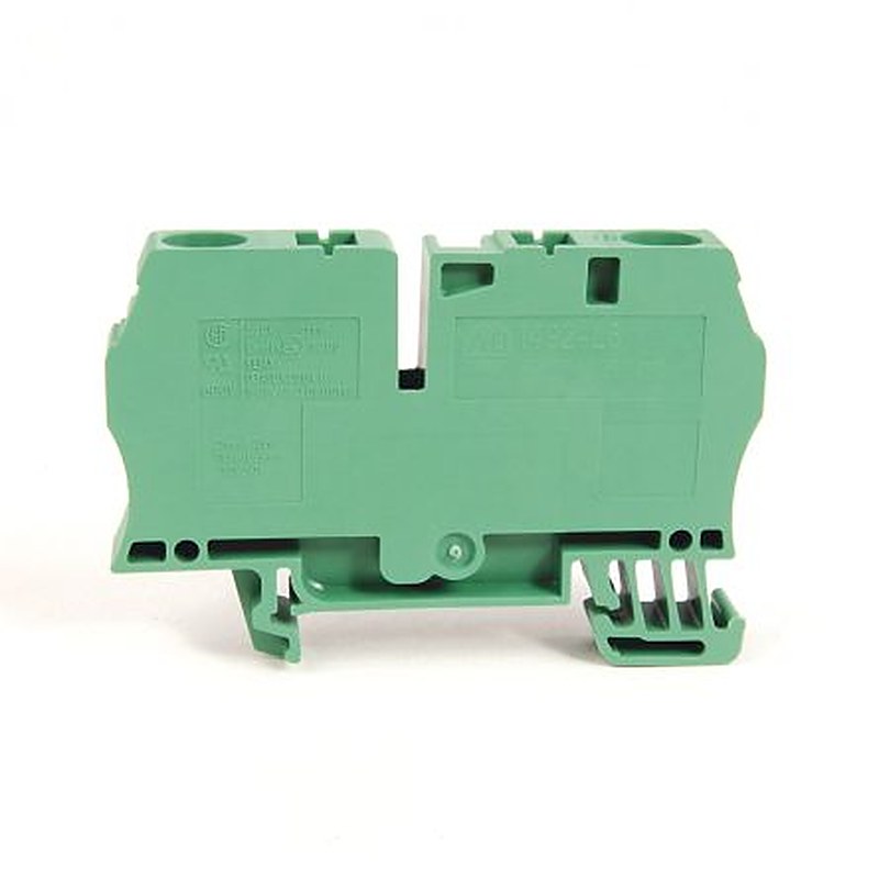 Allen Bradley 1492-L6-G 1492 Series DIN Rail Terminal Block Green, 6mm², Spring Clamp, IECEx/ATEX