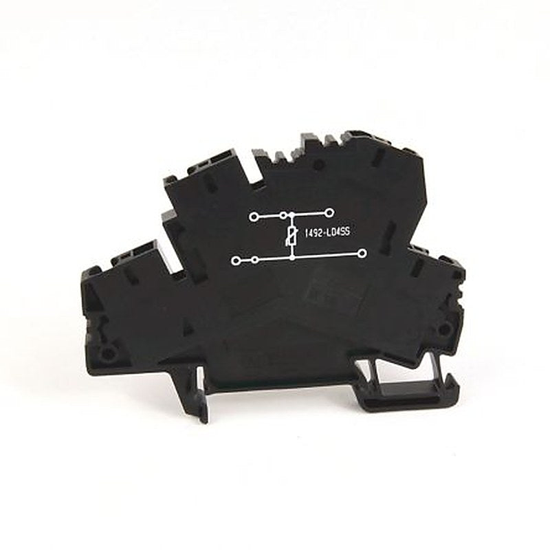 Allen Bradley 1492-LD4SS 1492 Series DIN Rail Terminal Block Black, 4mm², Spring Clamp
