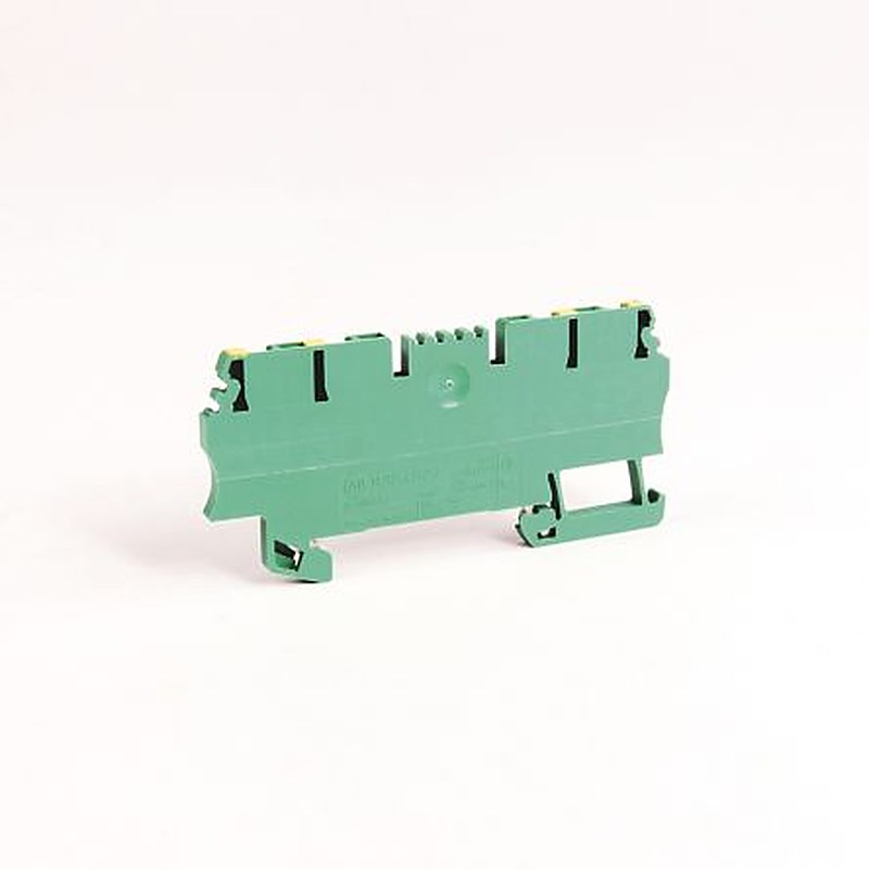 Allen Bradley 1492-LG2 1492 Series DIN Rail Terminal Block Green, Yellow, 1.5mm², Spring Clamp