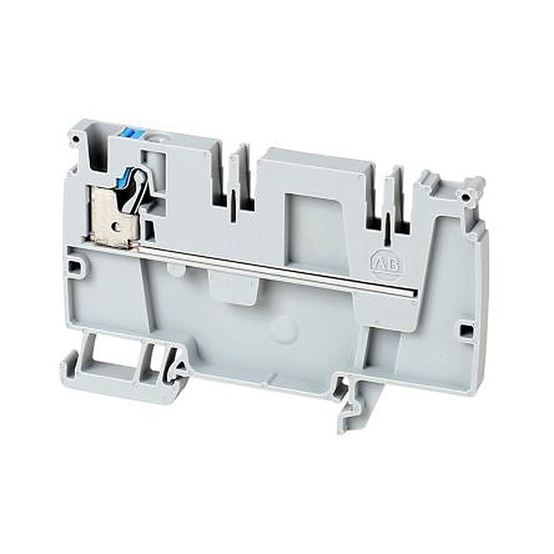 Allen Bradley 1492-P10PD4E-1B 1492-P Series DIN Rail Terminal Block Grey, 4mm², Push-in, ATEX