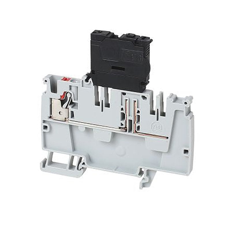 Allen Bradley 1492-P10PD4E-FB48 1492-P Series DIN Rail Terminal Block Grey, 4mm² Fused, Push-in, ATEX