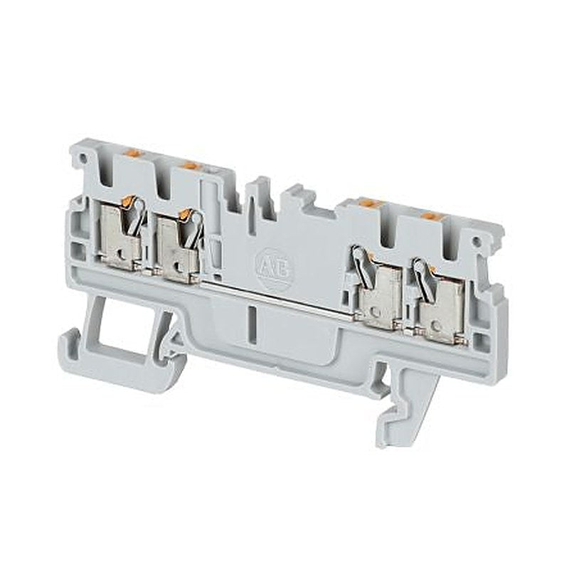 Allen Bradley 1492-P2Q 1492-P Series DIN Rail Terminal Block Grey, 1.5mm², 1-Level, Push-in, ATEX