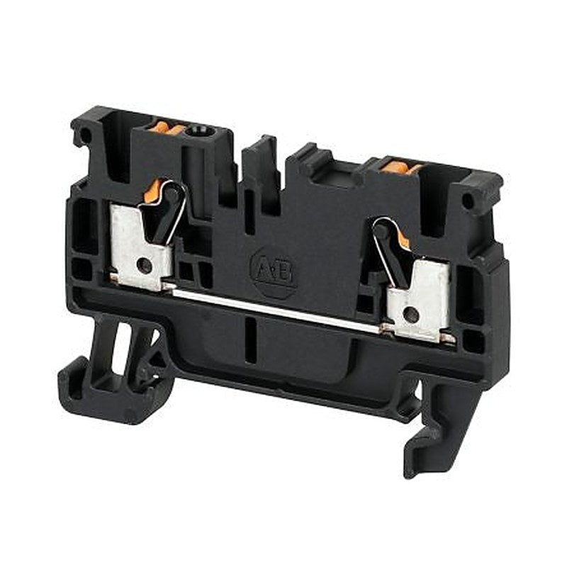Allen Bradley 1492-P3-BL 1492-P Series DIN Rail Terminal Block Black, 2.5mm², 1-Level, Push-in, ATEX