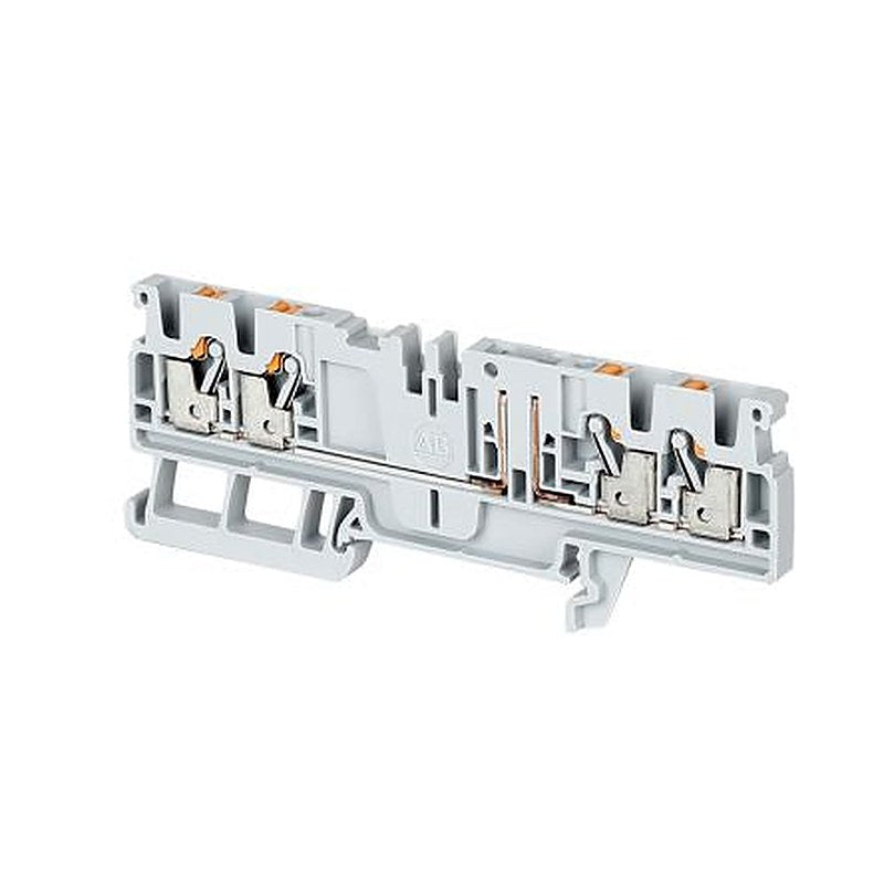 Allen Bradley 1492-P3PQ 1492-P Series DIN Rail Terminal Block Grey, 2.5mm², 1-Level, Push-in